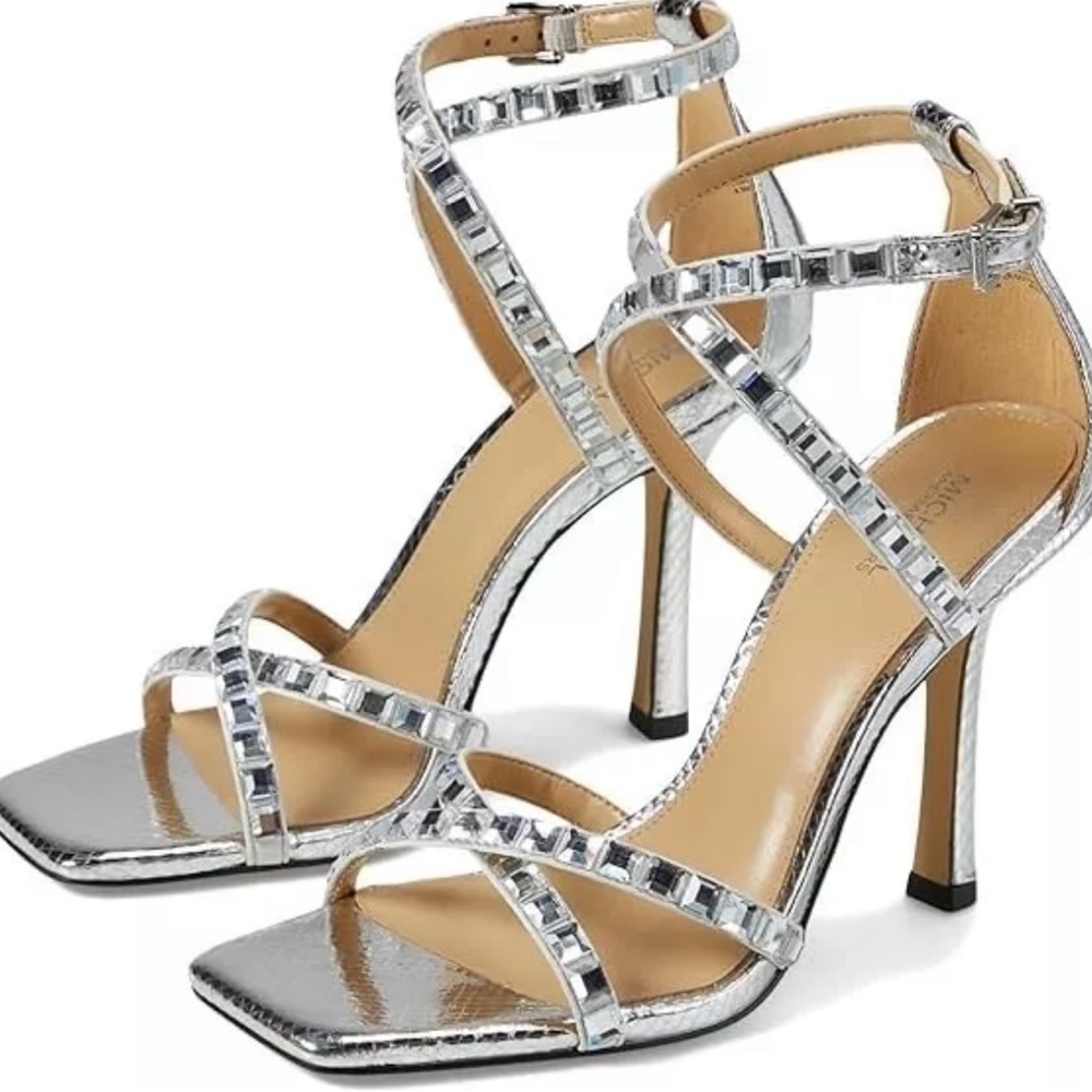 Michael Kors Celia Crystal Strappy Sandal 9M